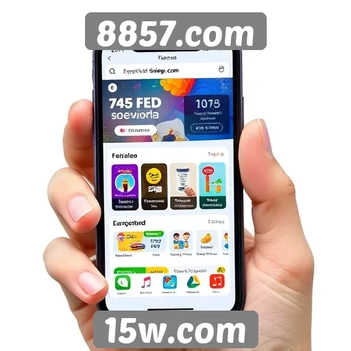 Acesso móvel no site 8857.com é otimizado